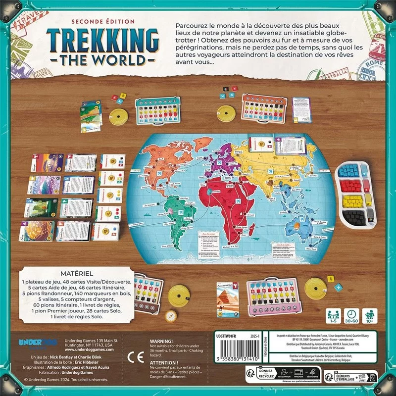 Trekking the World — le jeu installe (vue 1)