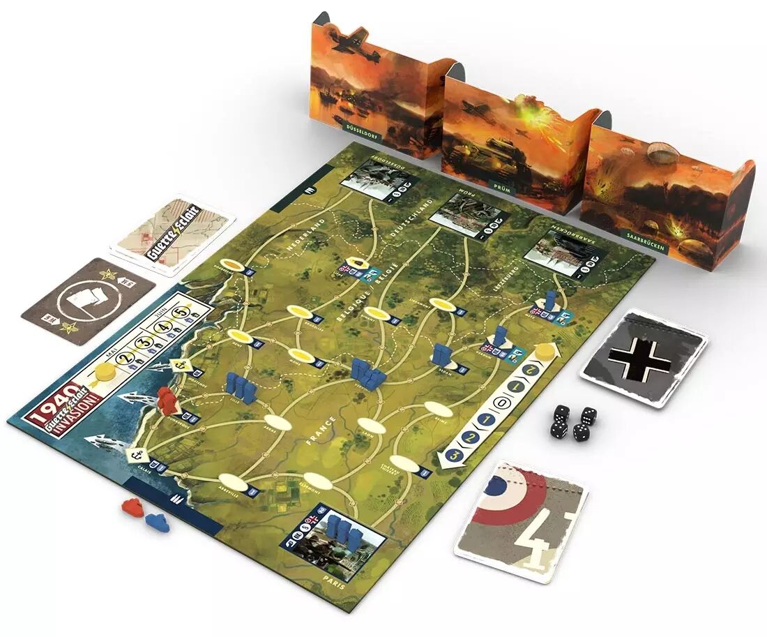 Guerre Éclair — le jeu installe (vue 1)
