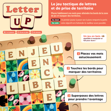 Letter Up — le jeu installe (vue 1)