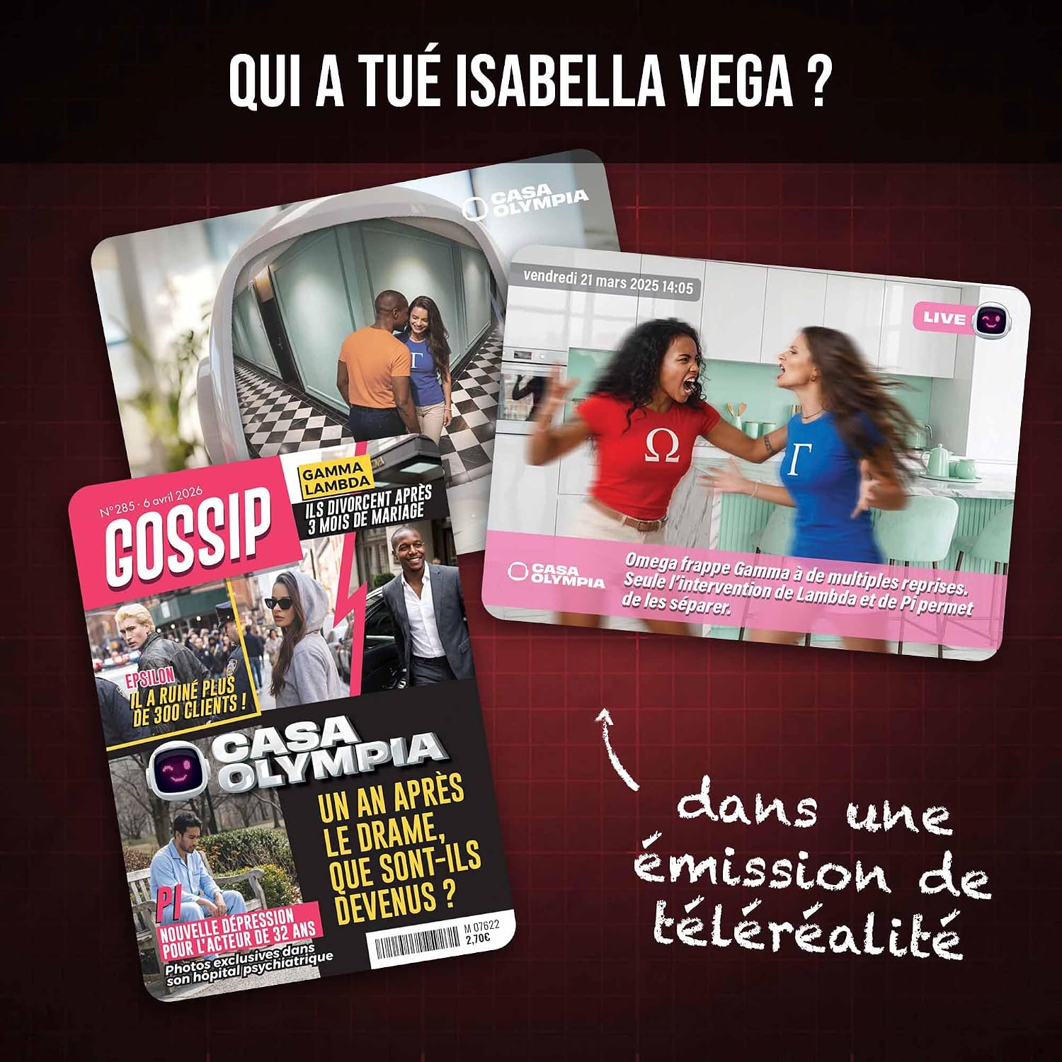Dossiers Criminels Pocket : Qui a tué Isabella Vega ? — le jeu installe (vue 1)