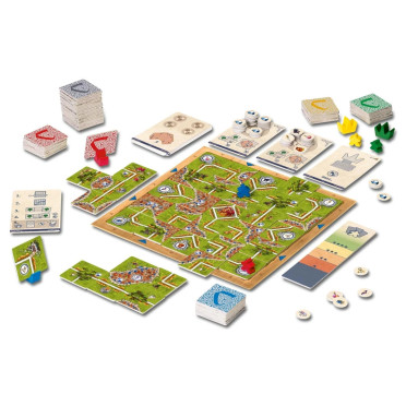 Carcassonne Labyrinth — le jeu installe (vue 1)