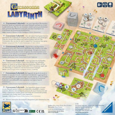 Carcassonne Labyrinth — le jeu installe (vue 2)