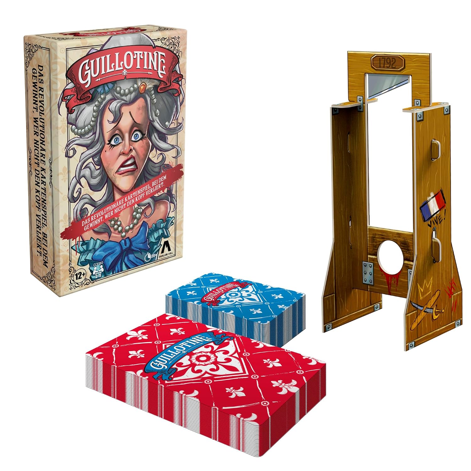 Guillotine — le jeu installe (vue 1)