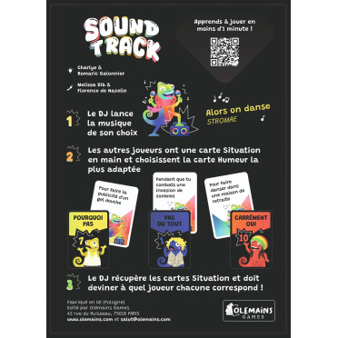 Soundtrack — le jeu installe (vue 1)